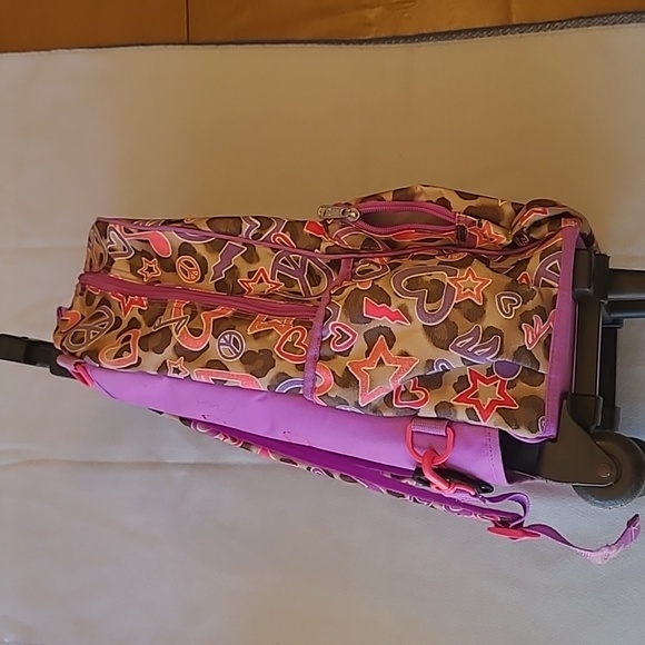 Justice Accessories Justice Animal Print Rolling Backpack Poshmark